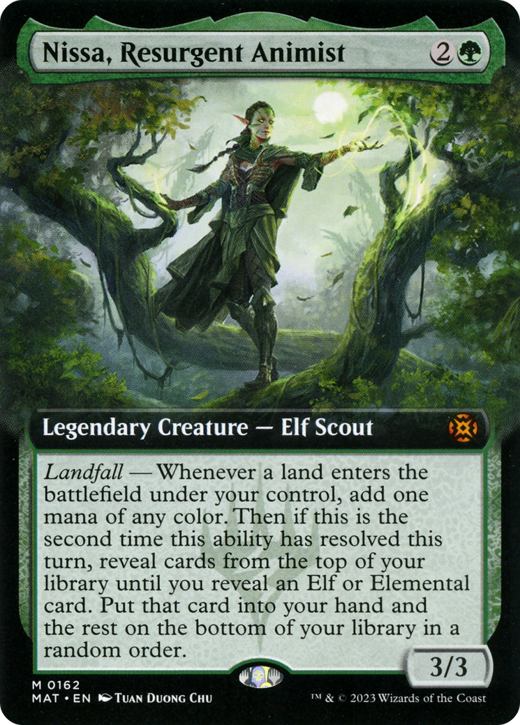 Nissa, Resurgent Animist (Extended Art) [March of the Machine: The Aftermath] | Rock City Comics