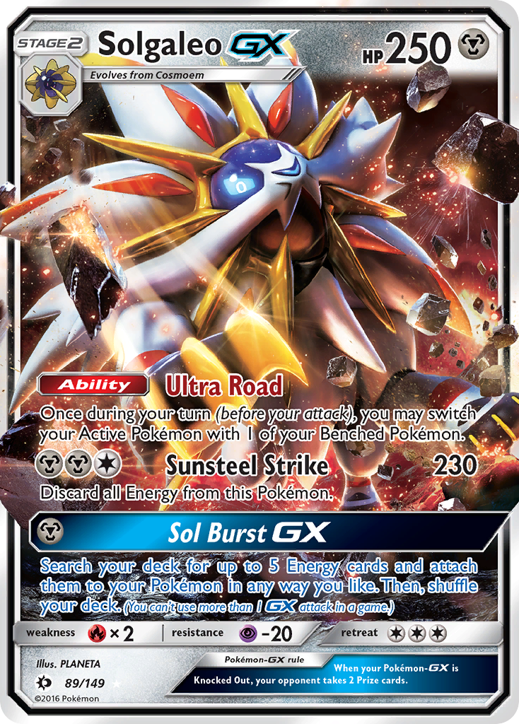 Solgaleo GX (89/149) [Sun & Moon: Base Set] | Rock City Comics