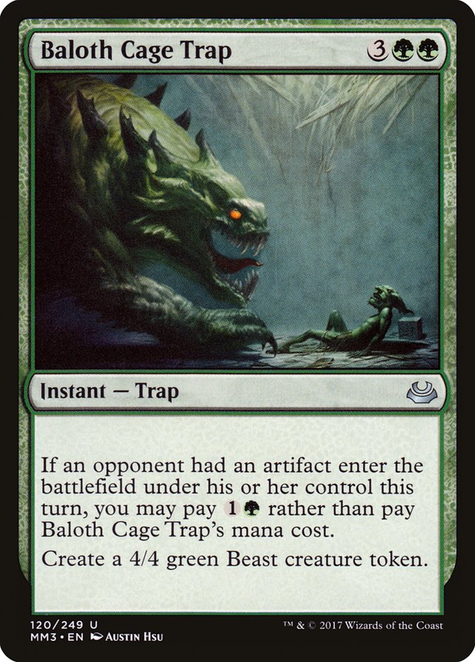 Baloth Cage Trap [Modern Masters 2017] | Rock City Comics