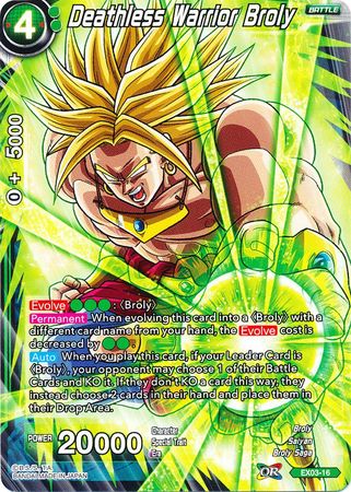 Deathless Warrior Broly [EX03-16] | Rock City Comics