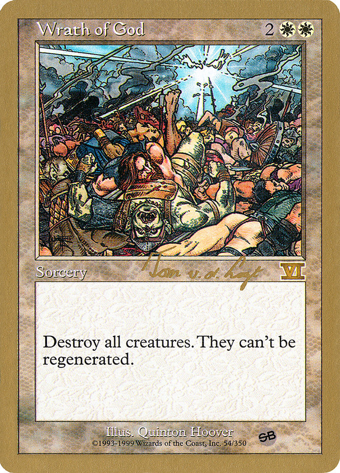 Wrath of God (Tom van de Logt) (SB) [World Championship Decks 2000] | Rock City Comics