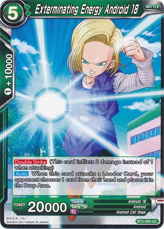 Exterminating Energy Android 18 [BT2-090] | Rock City Comics