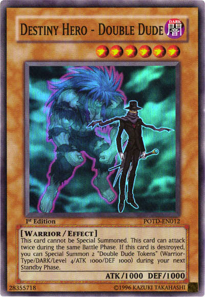 Destiny Hero - Double Dude [POTD-EN012] Super Rare | Rock City Comics