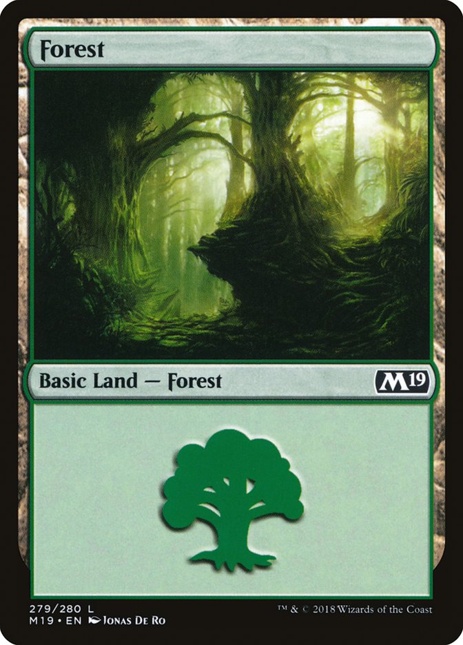 Forest (279) [Core Set 2019] | Rock City Comics