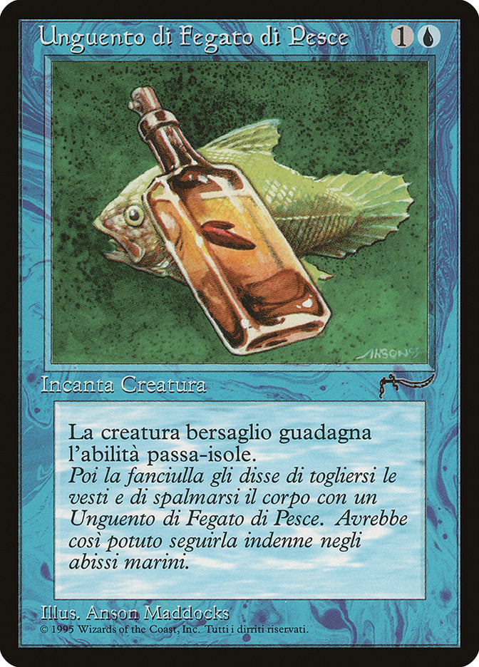 Fishliver Oil (Italian) "Unguento di Fegato di Pesce" [Rinascimento] | Rock City Comics