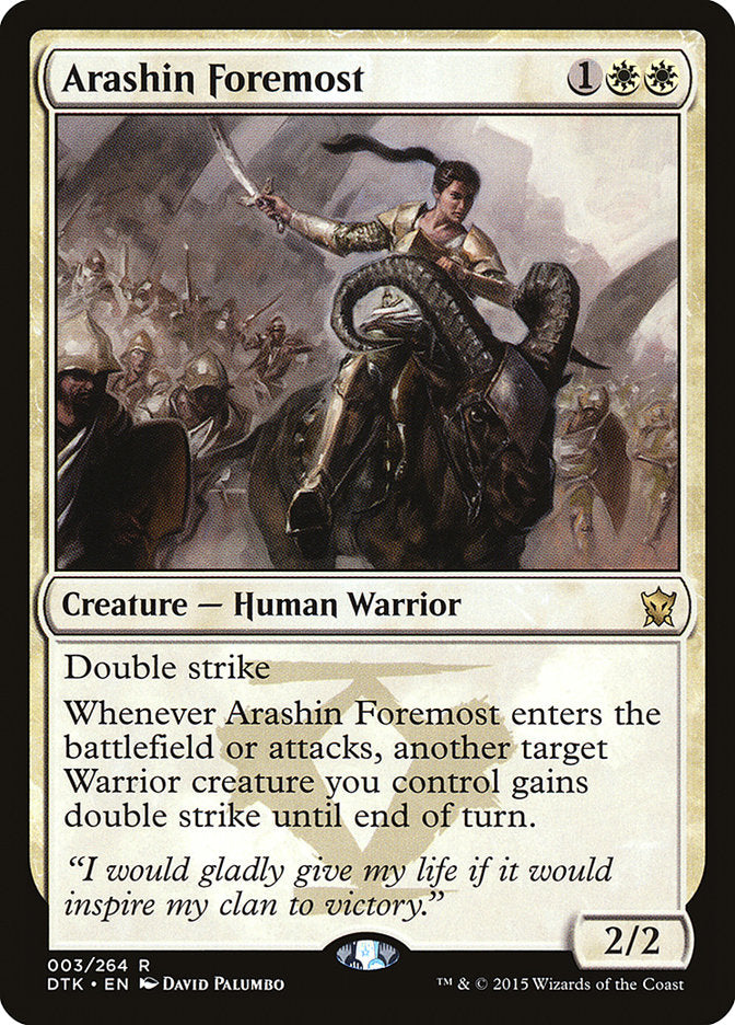 Arashin Foremost [Dragons of Tarkir] | Rock City Comics