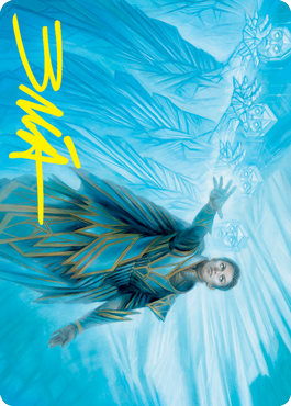 Echoing Equation Art Card (Gold-Stamped Signature) [Strixhaven: School of Mages Art Series] | Rock City Comics