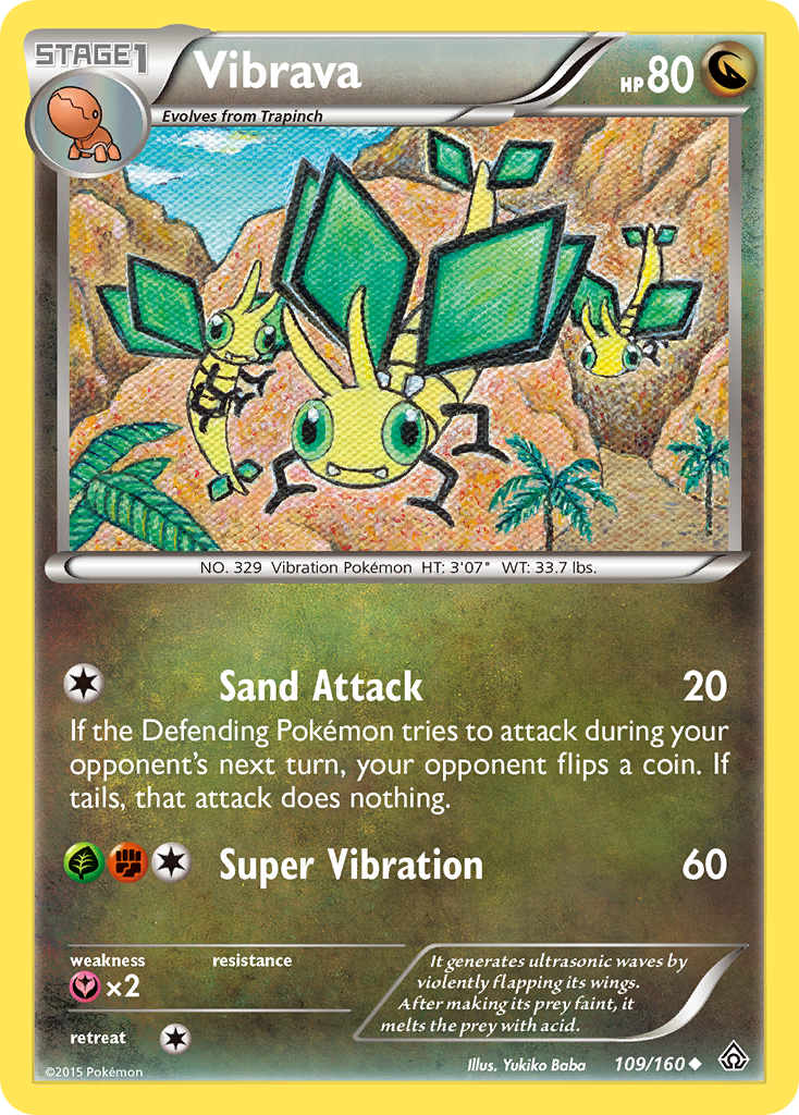 Vibrava (109/160) [XY: Primal Clash] | Rock City Comics