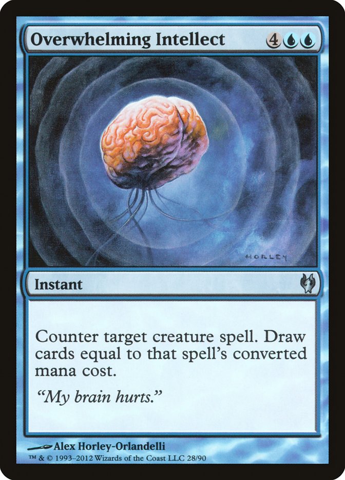 Overwhelming Intellect [Duel Decks: Izzet vs. Golgari] | Rock City Comics