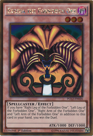 Exodia the Forbidden One [PGL2-EN026] Gold Rare | Rock City Comics