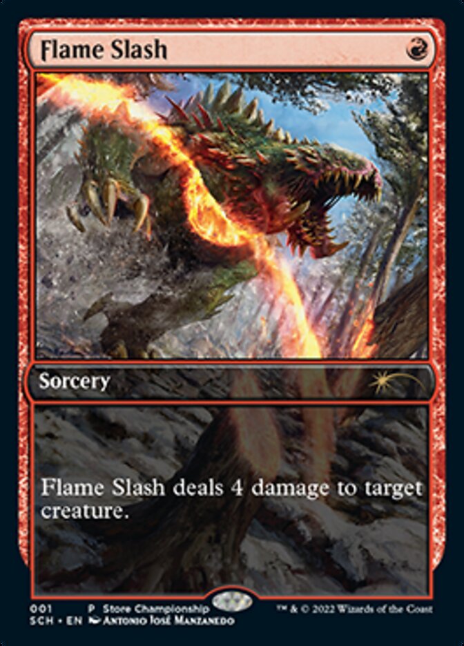 Flame Slash (Extended Art) [Store Championships 2022] | Rock City Comics