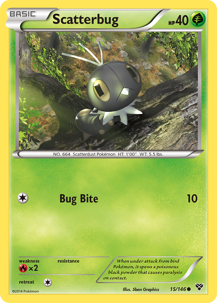 Scatterbug (15/146) [XY: Base Set] | Rock City Comics