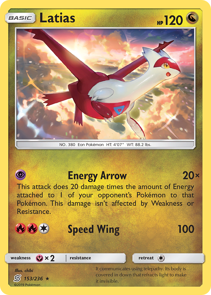 Latias (153/236) [Sun & Moon: Unified Minds] | Rock City Comics