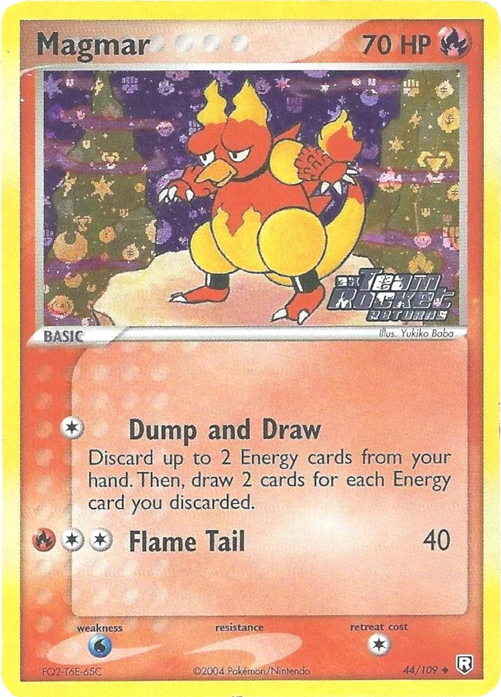 Magmar (44/109) (Stamped) [EX: Team Rocket Returns] | Rock City Comics