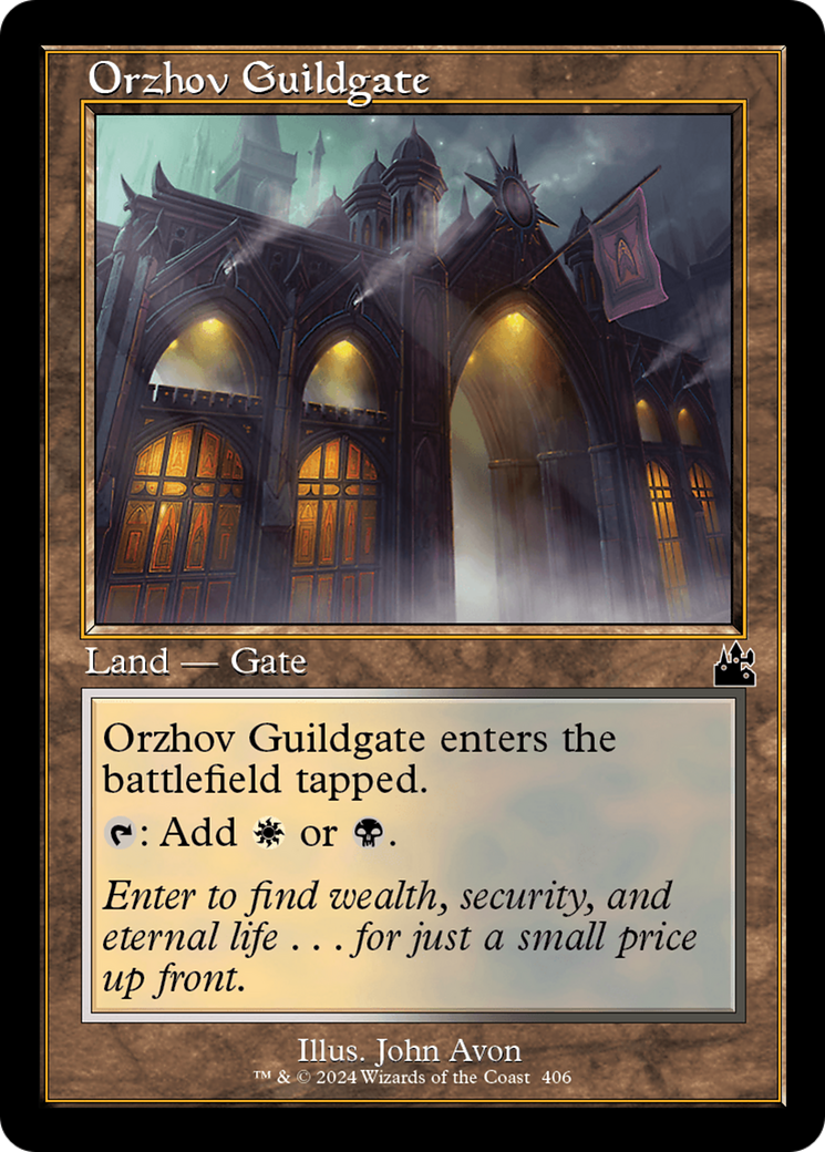 Orzhov Guildgate (Retro Frame) [Ravnica Remastered] | Rock City Comics