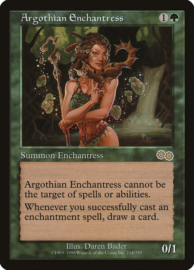 Argothian Enchantress [Urza's Saga] | Rock City Comics