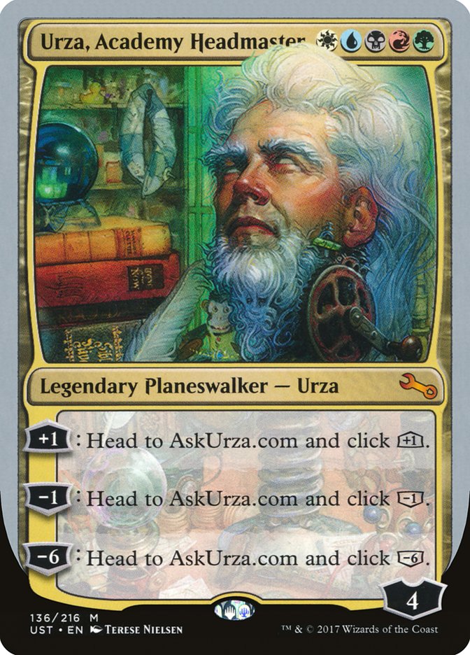 Urza, Academy Headmaster [Unstable] | Rock City Comics