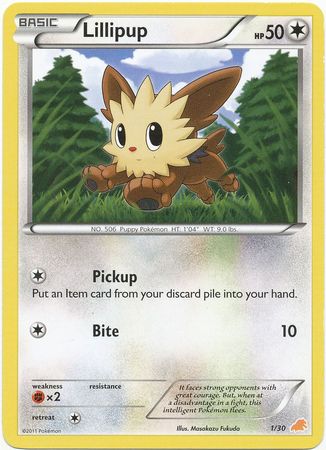 Lillipup (1/30) [Black & White: Trainer Kit - Excadrill] | Rock City Comics