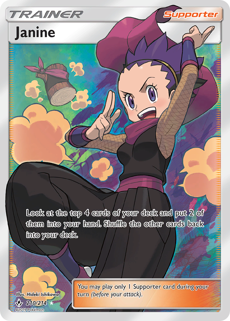 Janine (210/214) [Sun & Moon: Unbroken Bonds] | Rock City Comics