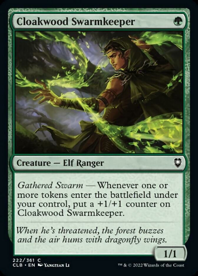 Cloakwood Swarmkeeper [Commander Legends: Battle for Baldur's Gate] | Rock City Comics