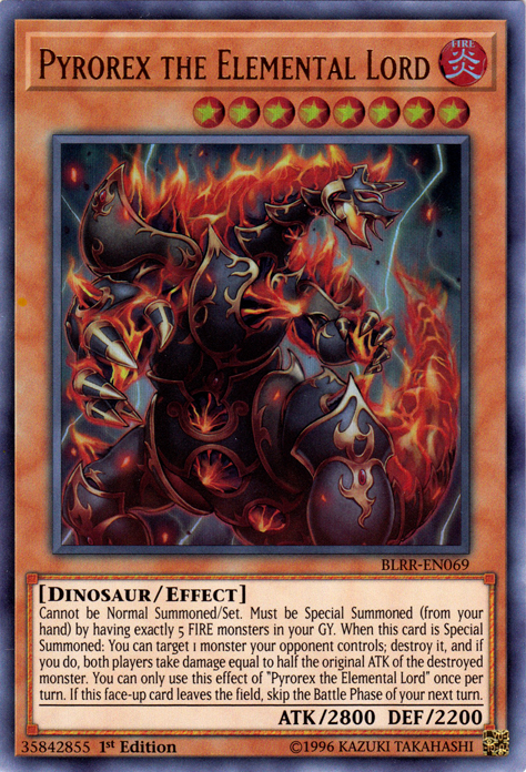 Pyrorex the Elemental Lord [BLRR-EN069] Ultra Rare | Rock City Comics