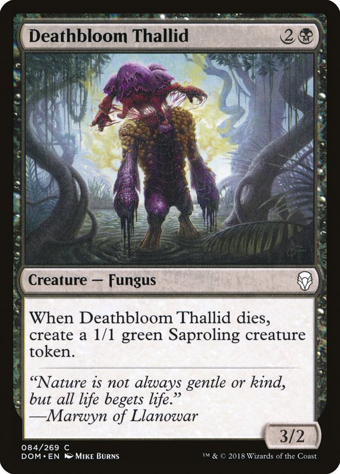 Deathbloom Thallid [Dominaria] | Rock City Comics