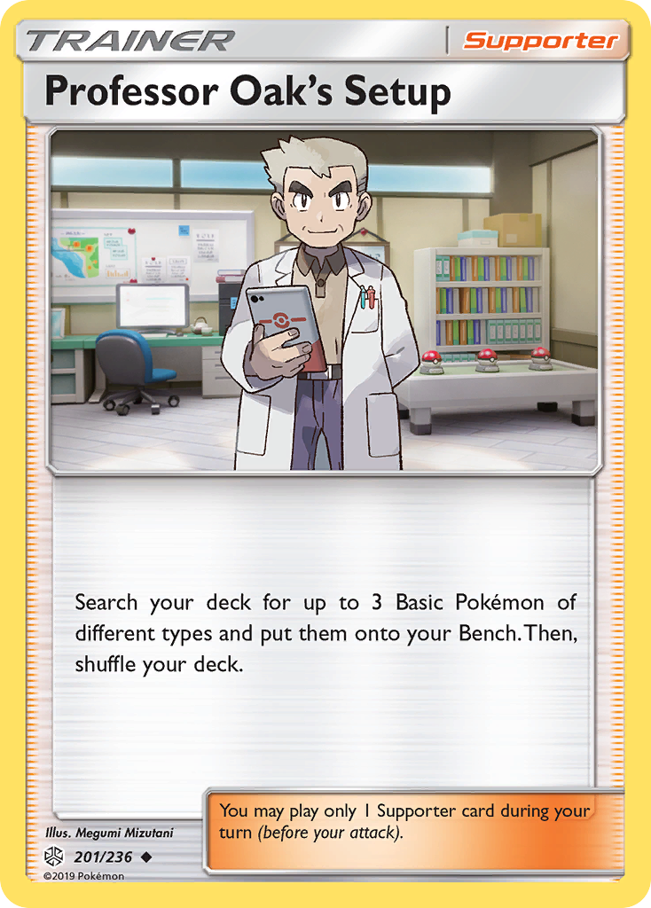 Professor Oak's Setup (201/236) [Sun & Moon: Cosmic Eclipse] | Rock City Comics