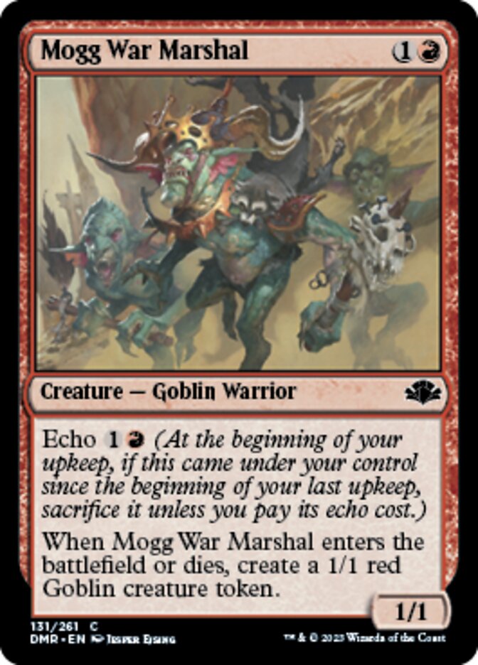 Mogg War Marshal [Dominaria Remastered] | Rock City Comics