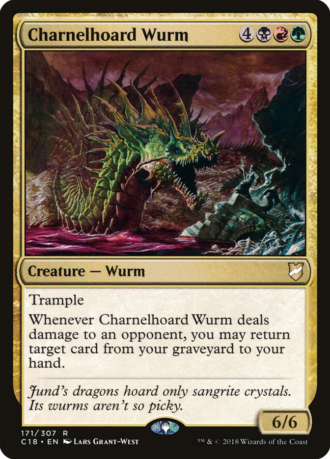 Charnelhoard Wurm [Commander 2018] | Rock City Comics