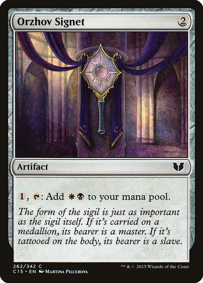 Orzhov Signet [Commander 2015] | Rock City Comics