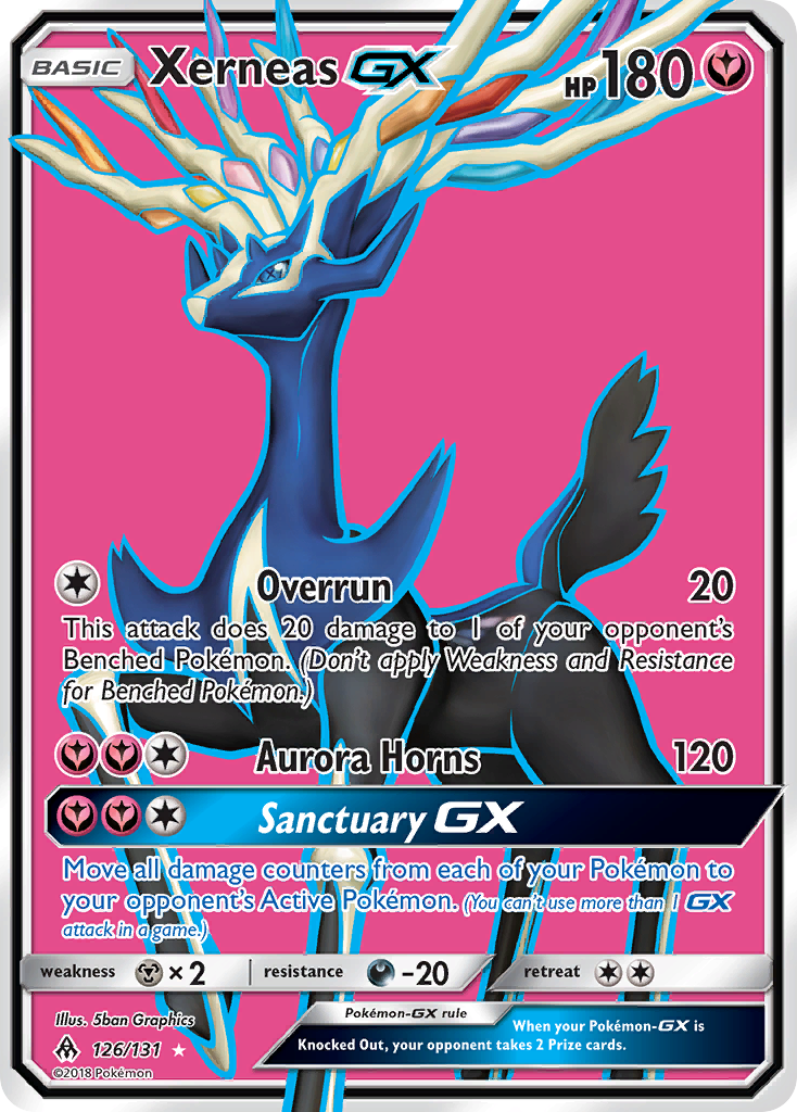 Xerneas GX (126/131) [Sun & Moon: Forbidden Light] | Rock City Comics