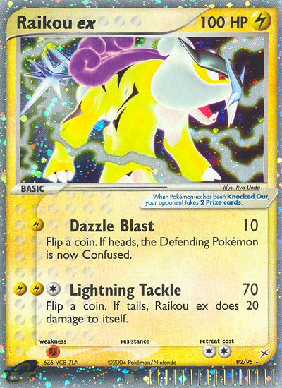 Raikou ex (92/95) [EX: Team Magma vs Team Aqua] | Rock City Comics