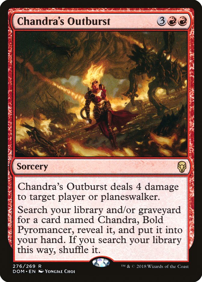 Chandra's Outburst [Dominaria] | Rock City Comics