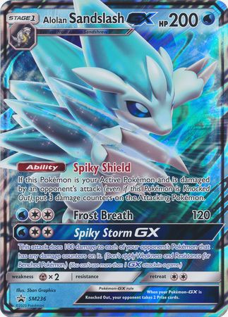 Alolan Sandslash GX (SM236) (Jumbo Card) [Sun & Moon: Black Star Promos] | Rock City Comics