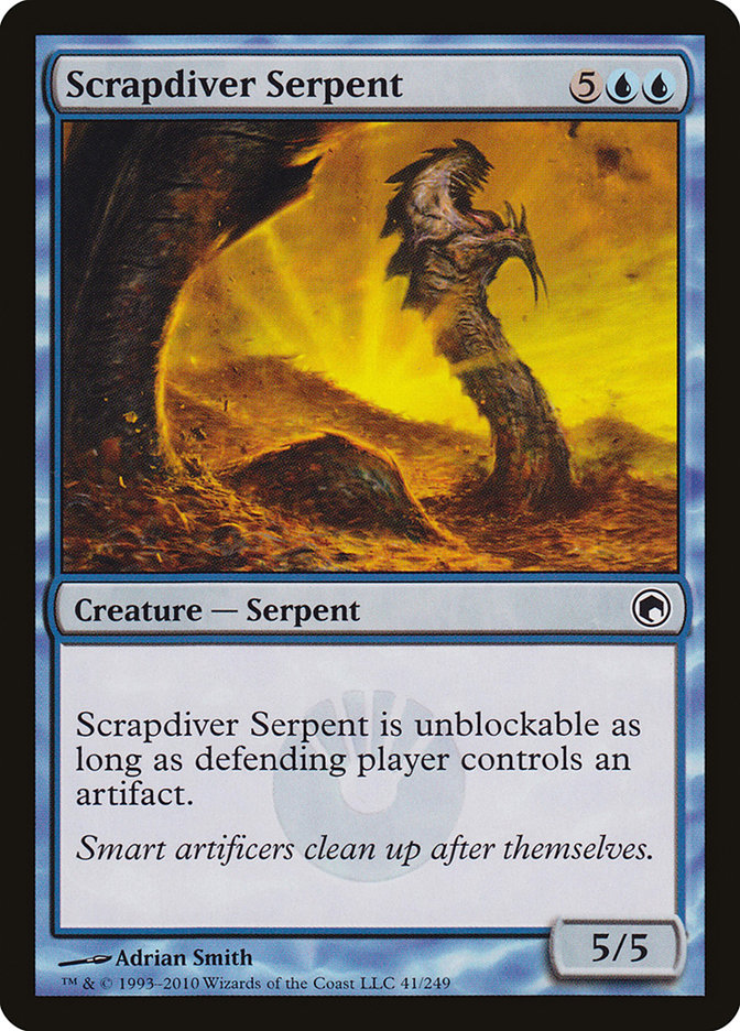 Scrapdiver Serpent [Scars of Mirrodin] | Rock City Comics