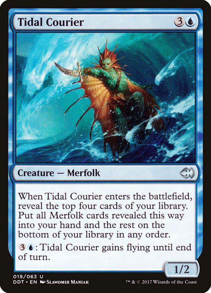 Tidal Courier [Duel Decks: Merfolk vs. Goblins] | Rock City Comics