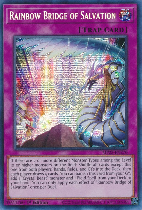 Rainbow Bridge of Salvation [MP22-EN270] Prismatic Secret Rare | Rock City Comics