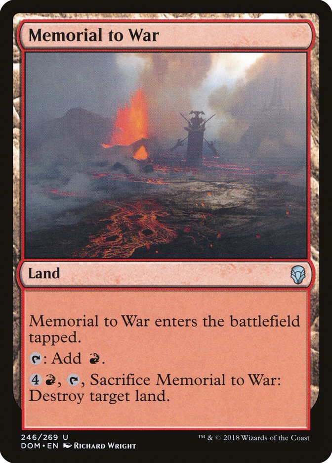 Memorial to War [Dominaria] | Rock City Comics