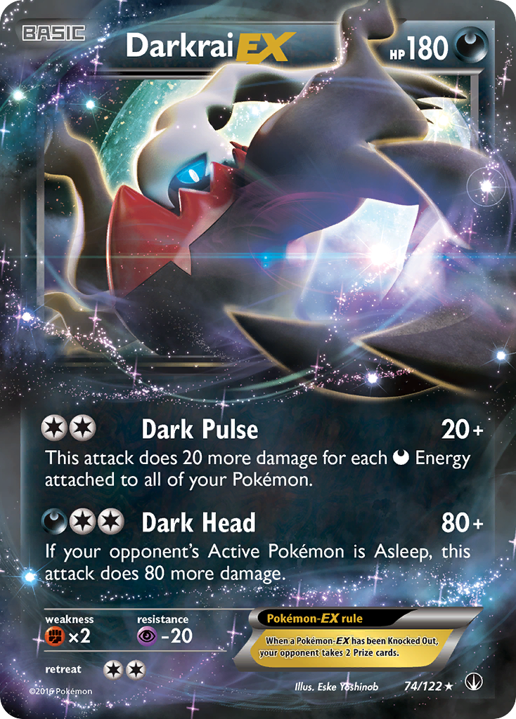 Darkrai EX (74/122) [XY: BREAKpoint] | Rock City Comics