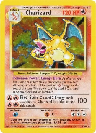 Charizard (4/102) [Base Set Unlimited] | Rock City Comics