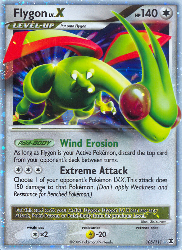 Flygon LV.X (105/111) [Platinum: Rising Rivals] | Rock City Comics