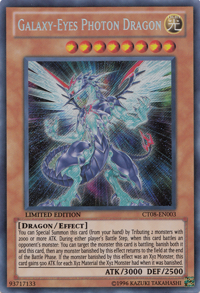 Galaxy-Eyes Photon Dragon [CT08-EN003] Secret Rare | Rock City Comics