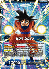 Son Goku // Son Goku, Another World Fighter (BT18-030) [Dawn of the Z-Legends Prerelease Promos] | Rock City Comics