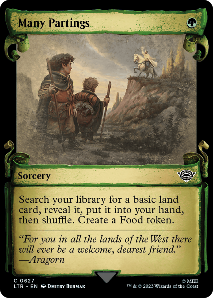 Many Partings [The Lord of the Rings: Tales of Middle-Earth Showcase Scrolls] | Rock City Comics
