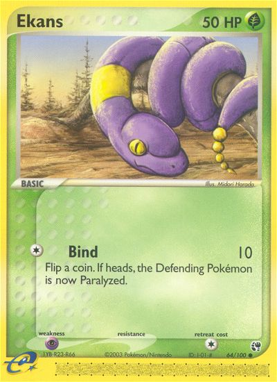 Ekans (64/100) [EX: Sandstorm] | Rock City Comics