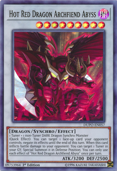 Hot Red Dragon Archfiend Abyss [DUPO-EN057] Ultra Rare | Rock City Comics