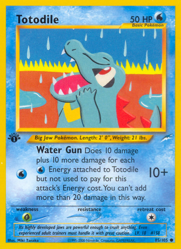 Totodile (85/105) [Neo Destiny 1st Edition] | Rock City Comics