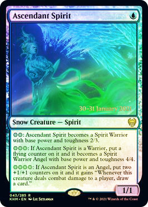 Ascendant Spirit [Kaldheim Prerelease Promos] | Rock City Comics