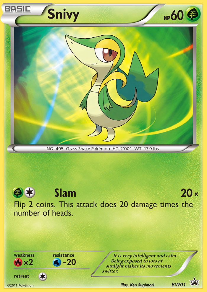 Snivy (BW01) [Black & White: Black Star Promos] | Rock City Comics