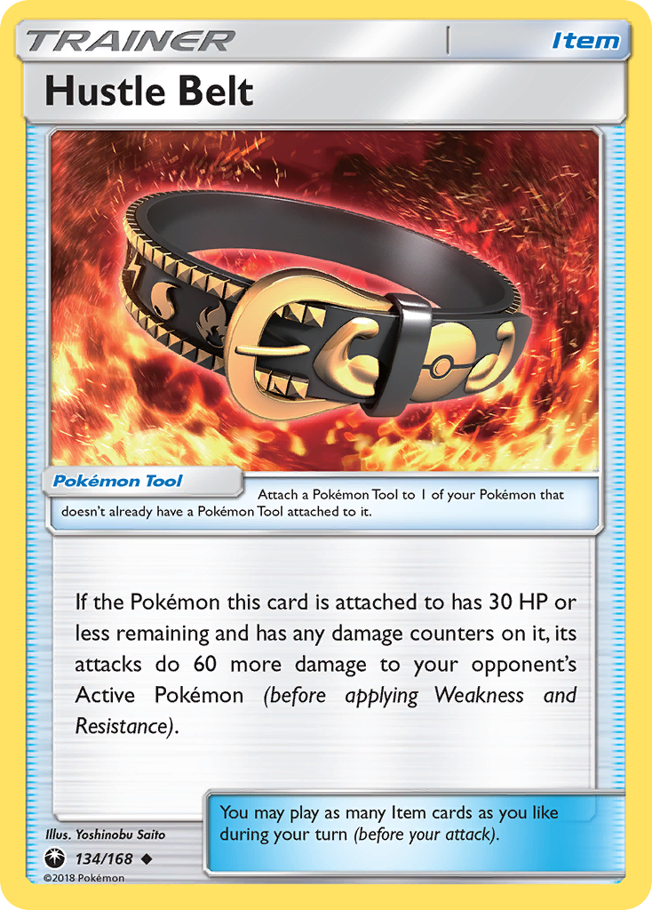 Hustle Belt (134/168) [Sun & Moon: Celestial Storm] | Rock City Comics